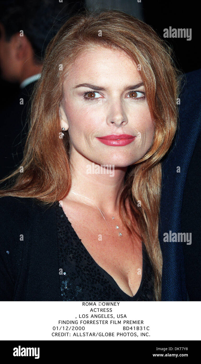 1 dicembre, 2000 - Ricerca Forrester FILM PREMIER - ROMA DOWNEY.attrice., LOS ANGELES, Stati Uniti d'America.RICERCA DI FORRESTER FILM PREMIER.01/12/2000.BD41B31C.CREDITO:(Immagine di credito: © Globo foto/ZUMAPRESS.com) Foto Stock