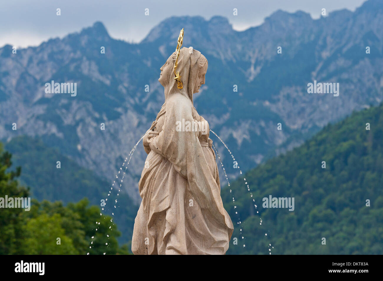 Austria Austria Salisburgo Grossgmain paese arte cultura specialità culturalmente stile architettonico Maria fede cattolica religione Foto Stock