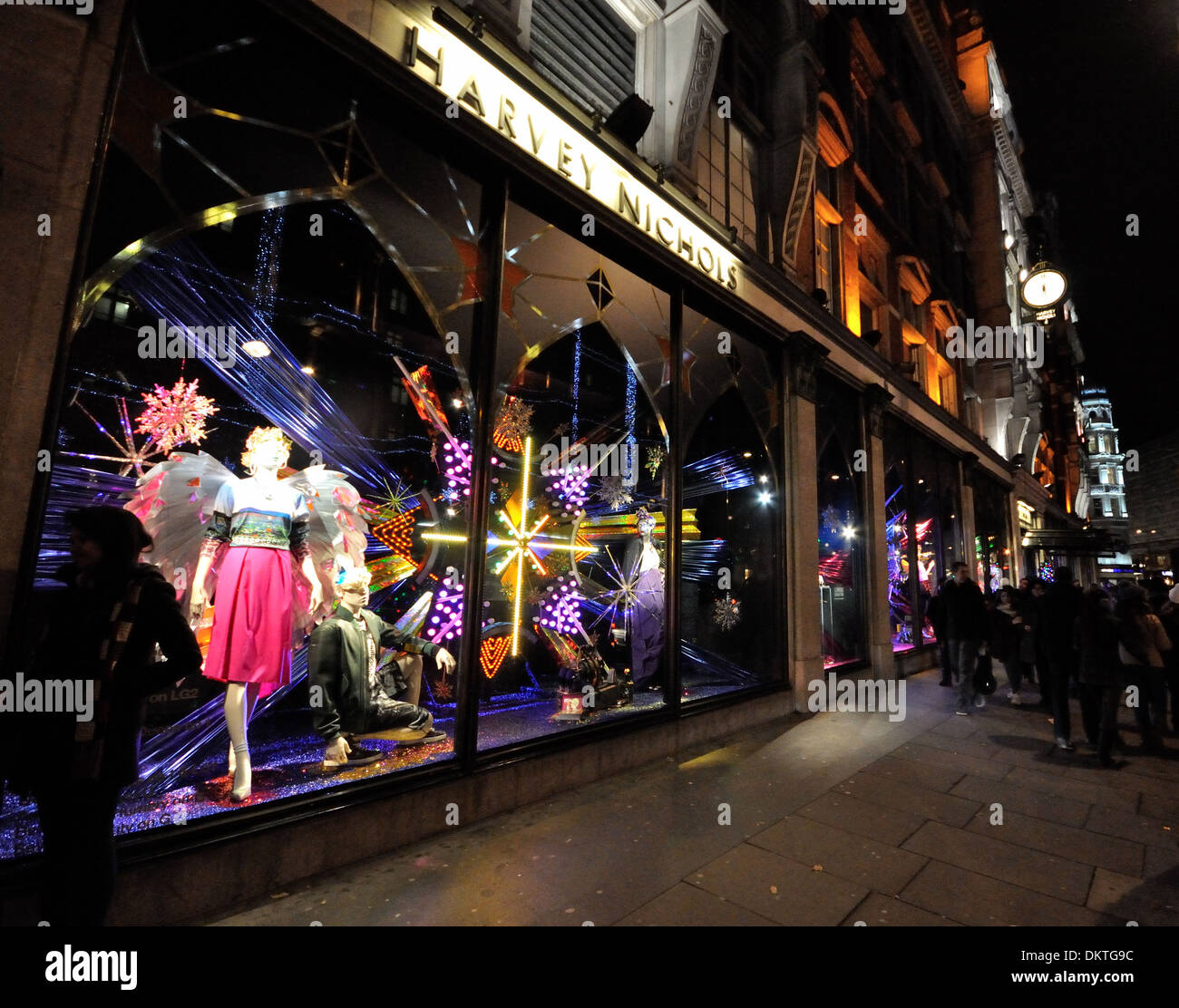 La finestra di visualizzazione ad Harvey Nichols, Londra Foto Stock