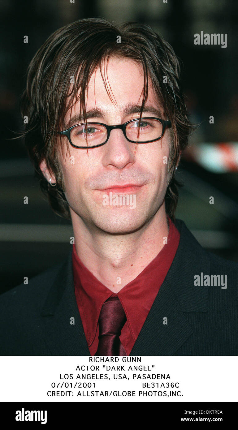 RICHARD GUNN.ATTORE 'Dark ANGEL''.LOS ANGELES, Stati Uniti d'America, Pasadena.07/01/2001.essere31A36C. Foto Stock