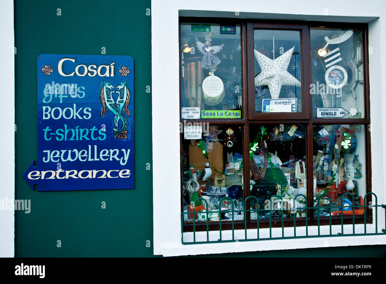 Città di Dingle. Penisola di Dingle. Contea di Kerry, Irlanda, Europa. Foto Stock