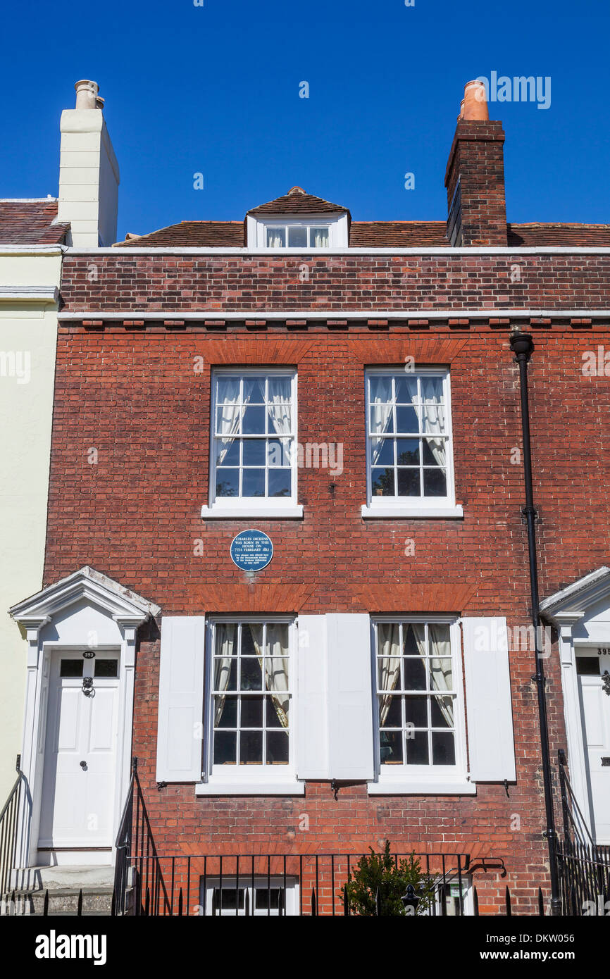 UK Regno Unito Gran Bretagna Europa Gran Bretagna Inghilterra Hampshire Portsmouth Charles Dickens Birthplace Museum Charles Dickens Foto Stock