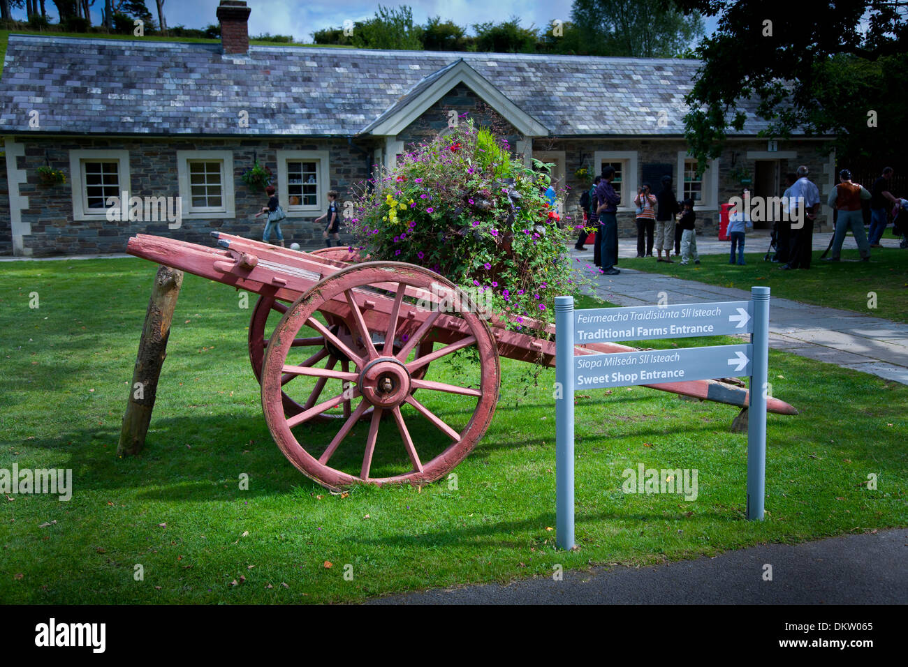 Tradizionale casa di campagna. Muckross. Parco Nazionale di Killarney. Contea di Kerry, Irlanda, Europa. Foto Stock