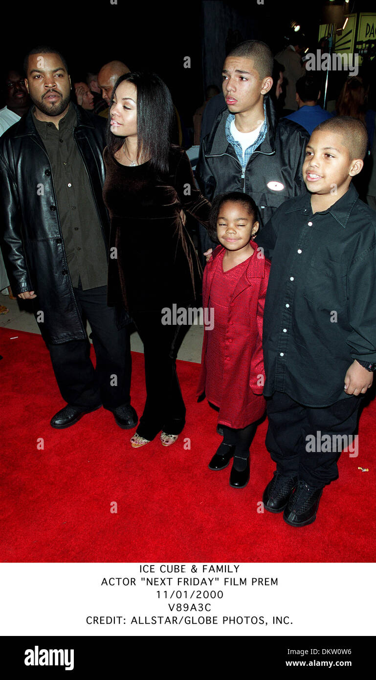 ICE CUBE & Family.attore ''venerdì prossimo'' FILM PREM.11/01/2000.V89A3C. Foto Stock