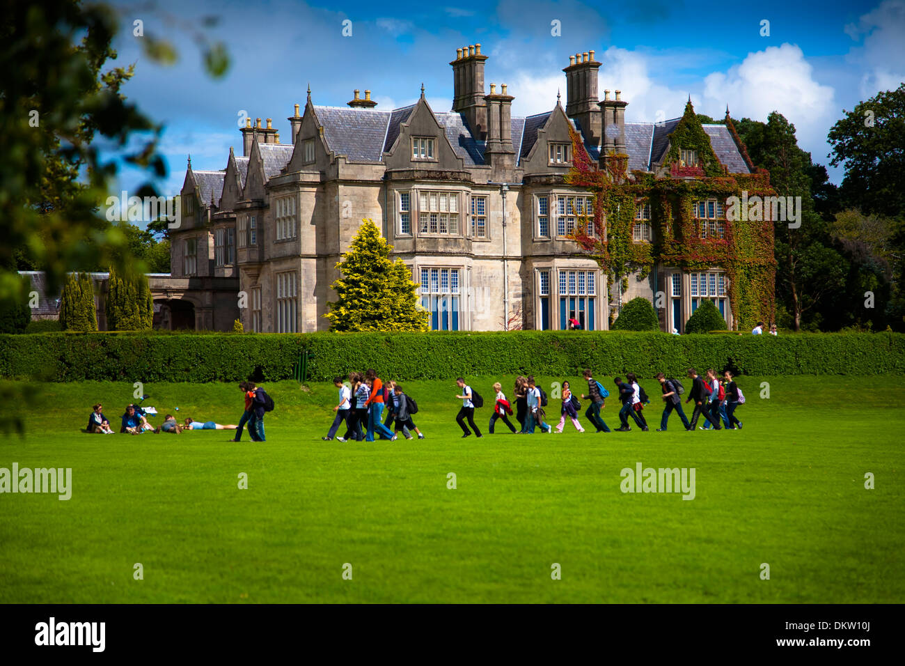 Muckross House. Parco Nazionale di Killarney. Contea di Kerry, Irlanda, Europa. Foto Stock