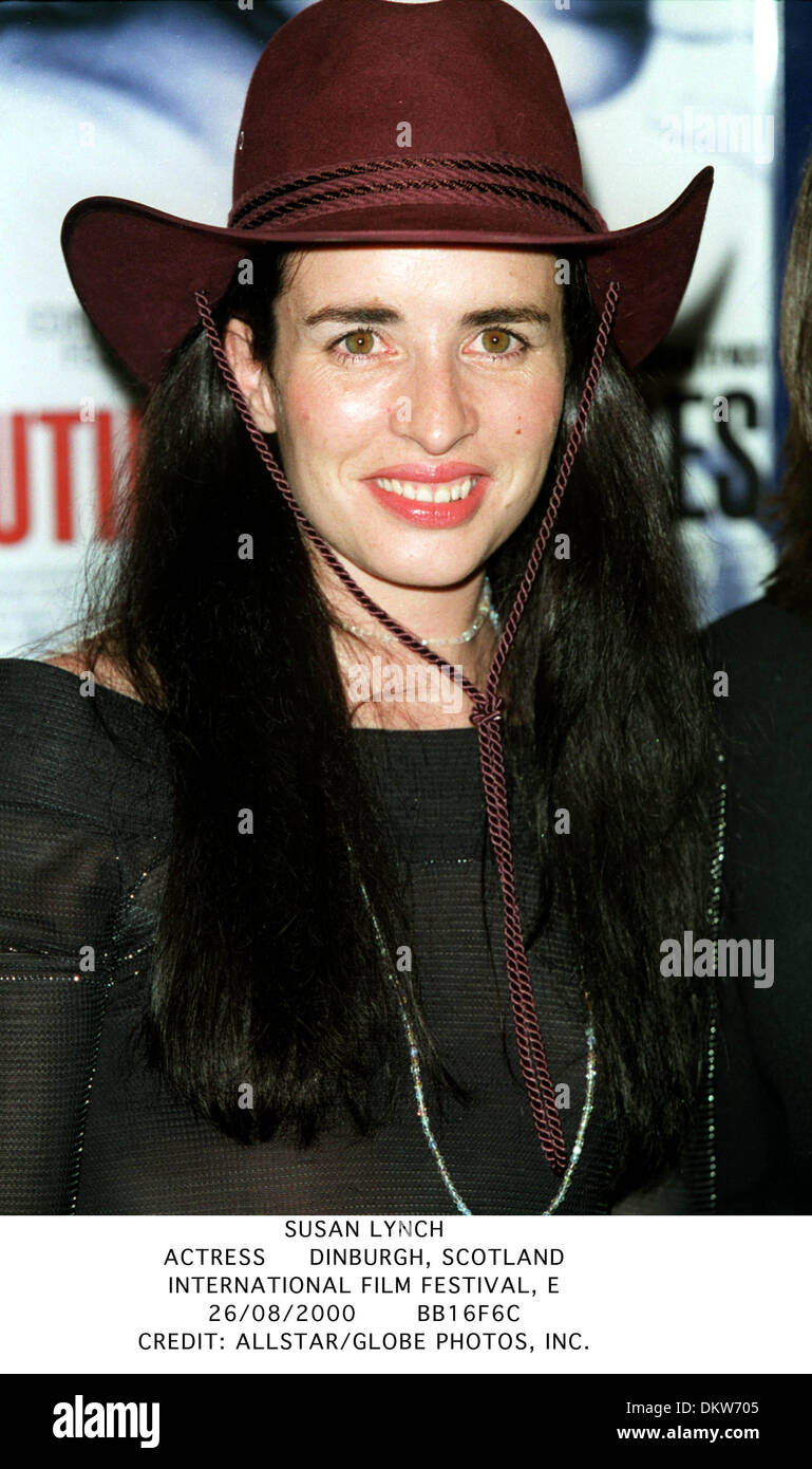 Agosto 26, 2000 - FESTIVAL INTERNAZIONALE DEL FILM, E - SUSAN LYNCH.attrice.DINBURGH, SCOZIA.INTERNATIONAL FILM FESTIVAL, E.26/08/2000.BB16F6C.CREDITO:(Immagine di credito: © Globo foto/ZUMAPRESS.com) Foto Stock