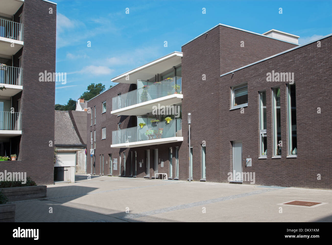 Leuven - alloggiamento moderno Foto Stock