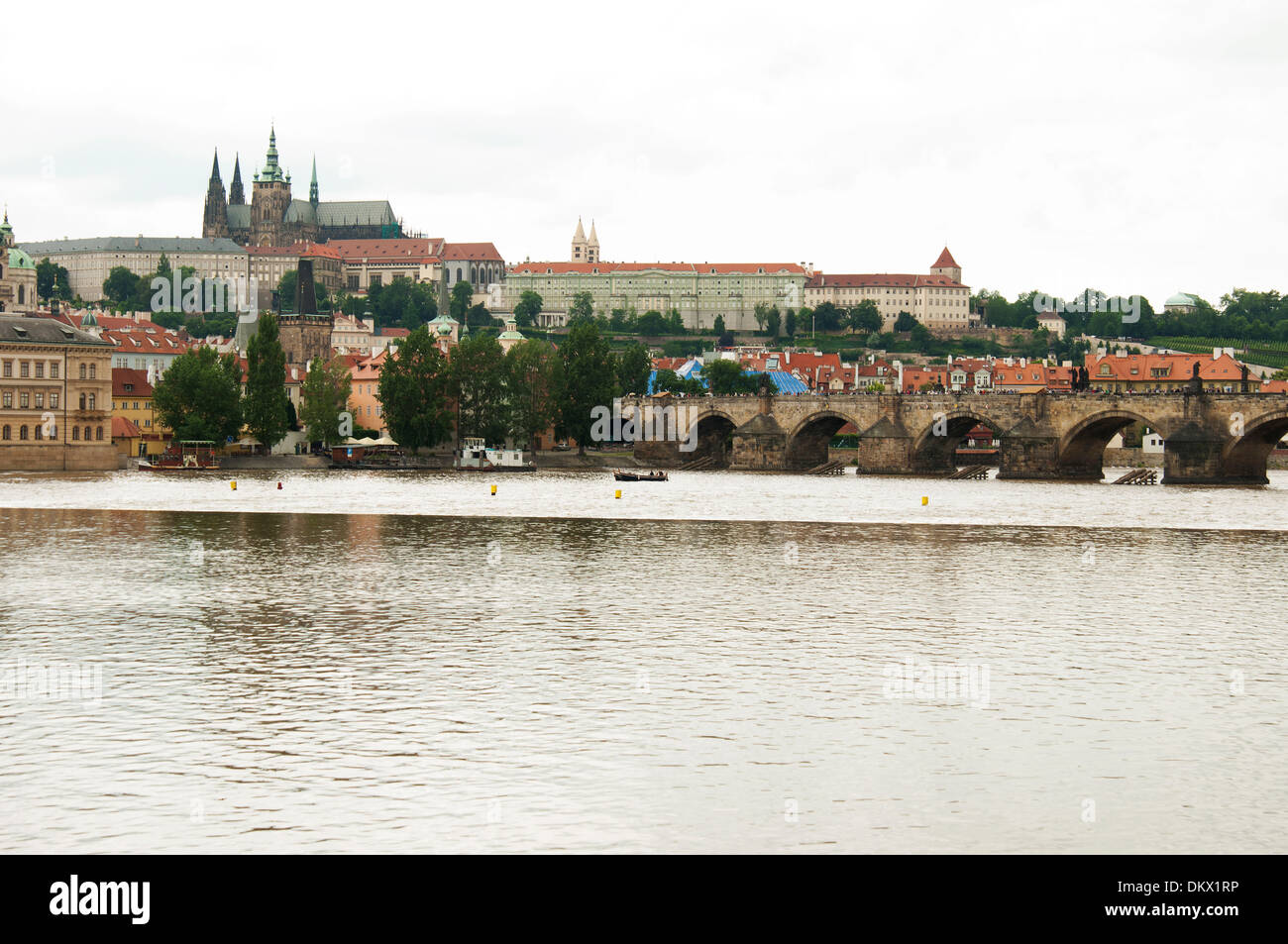 Il Castello di Praga è un castello di Praga dove il re di Boemia Foto Stock