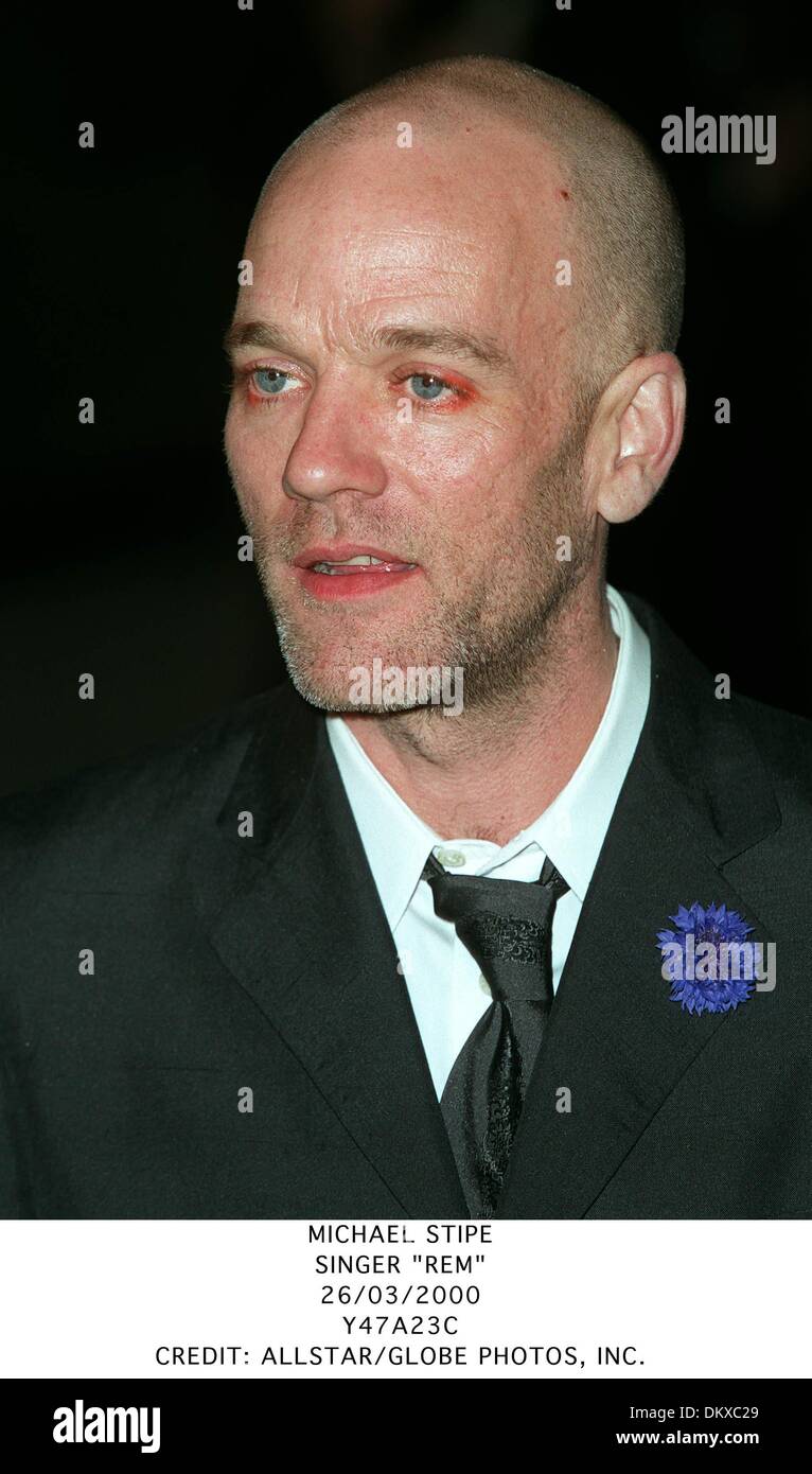Mar 26, 2000 - Michael Stipe.cantante "M".26/03/2000.Y47A23C.CREDITO:(Immagine di credito: © Globo foto/ZUMAPRESS.com) Foto Stock