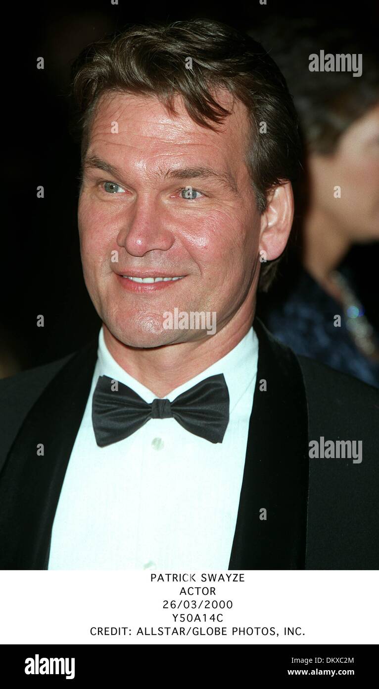 Mar 26, 2000 - Patrick Swayze.attore.26/03/2000.Y50A14C.CREDITO:(Immagine di credito: © Globo foto/ZUMAPRESS.com) Foto Stock