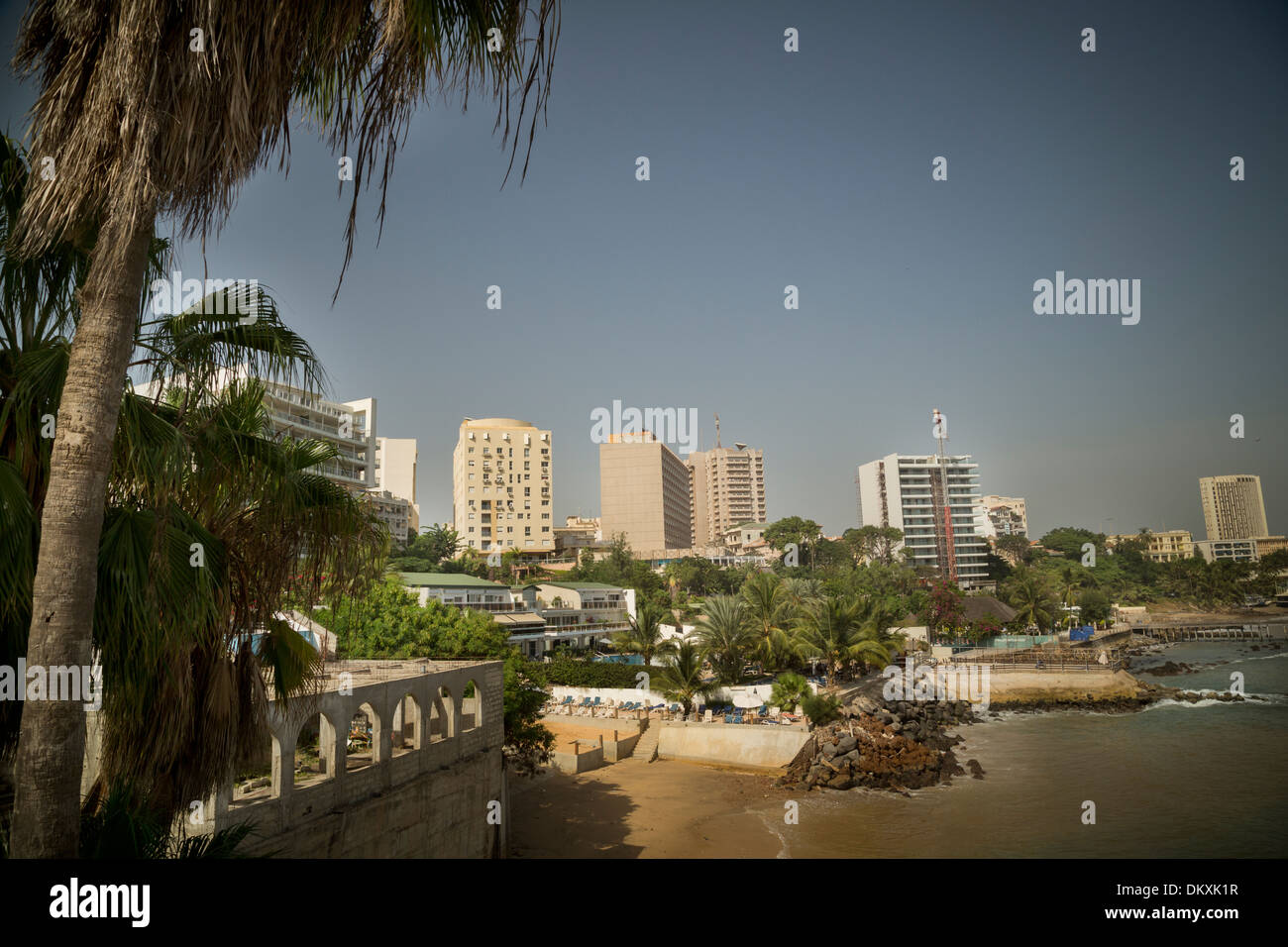 Dakar, Senegal skyline Foto Stock