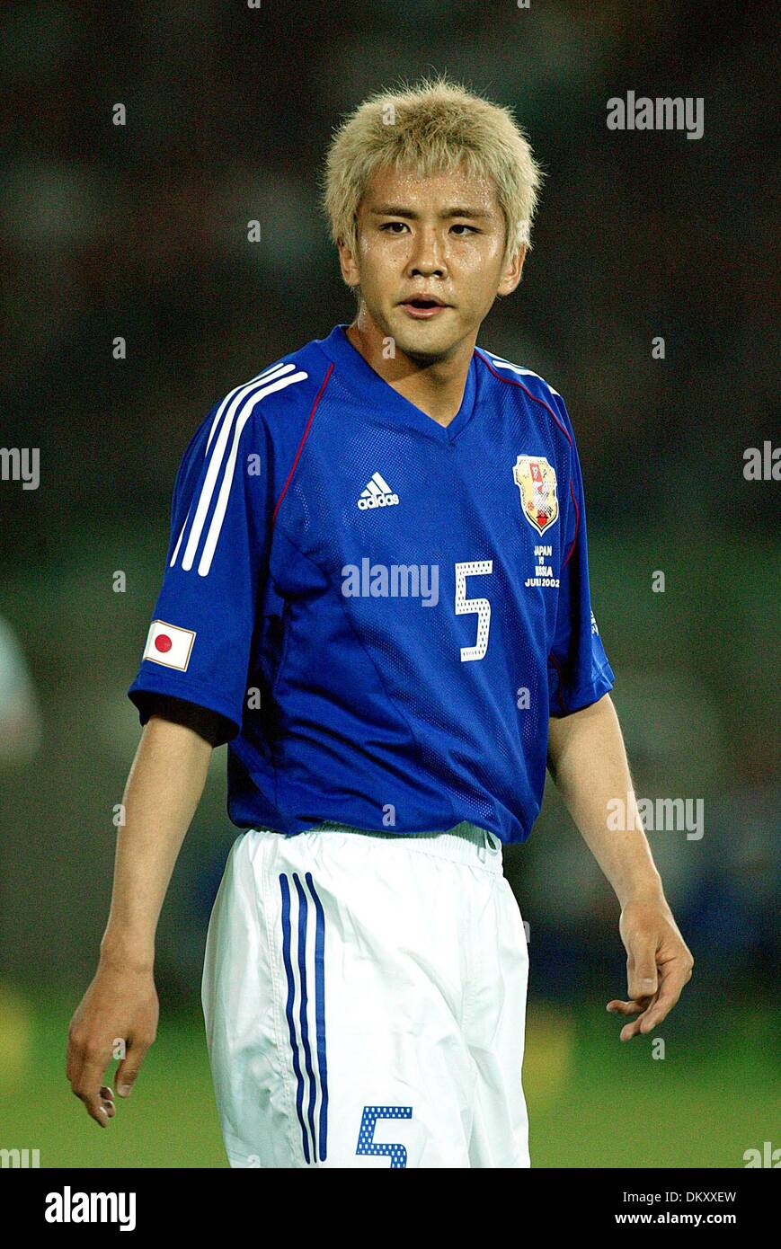 Apr. 19, 1942 - GIAPPONE V RUSSIA - JUNICHI INAMOTO.Giappone.INTERNATIONAL STADIUM YOKOHAMA.GIAPPONE V RUSSIA.09/06/2002.DIB4792.K47873.WORLD CUP 2006 ANTEPRIMA.(Immagine di credito: © Globo foto/ZUMAPRESS.com) Foto Stock