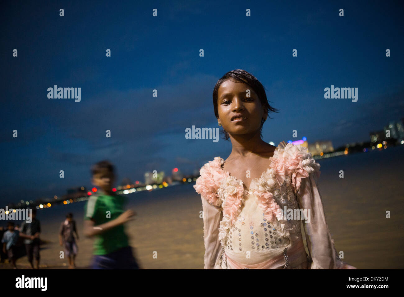 I bambini a Calcutta (Kolkata), India Foto Stock