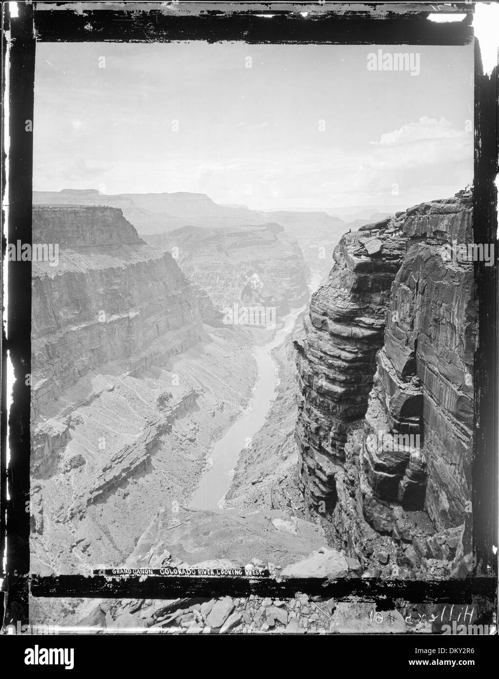 Coconino e contee Mohave, Arizona. Vista del Grand Canyon da Lava Pinnacle, guardando a valle. Bocca di prospettiva... 517735 Foto Stock