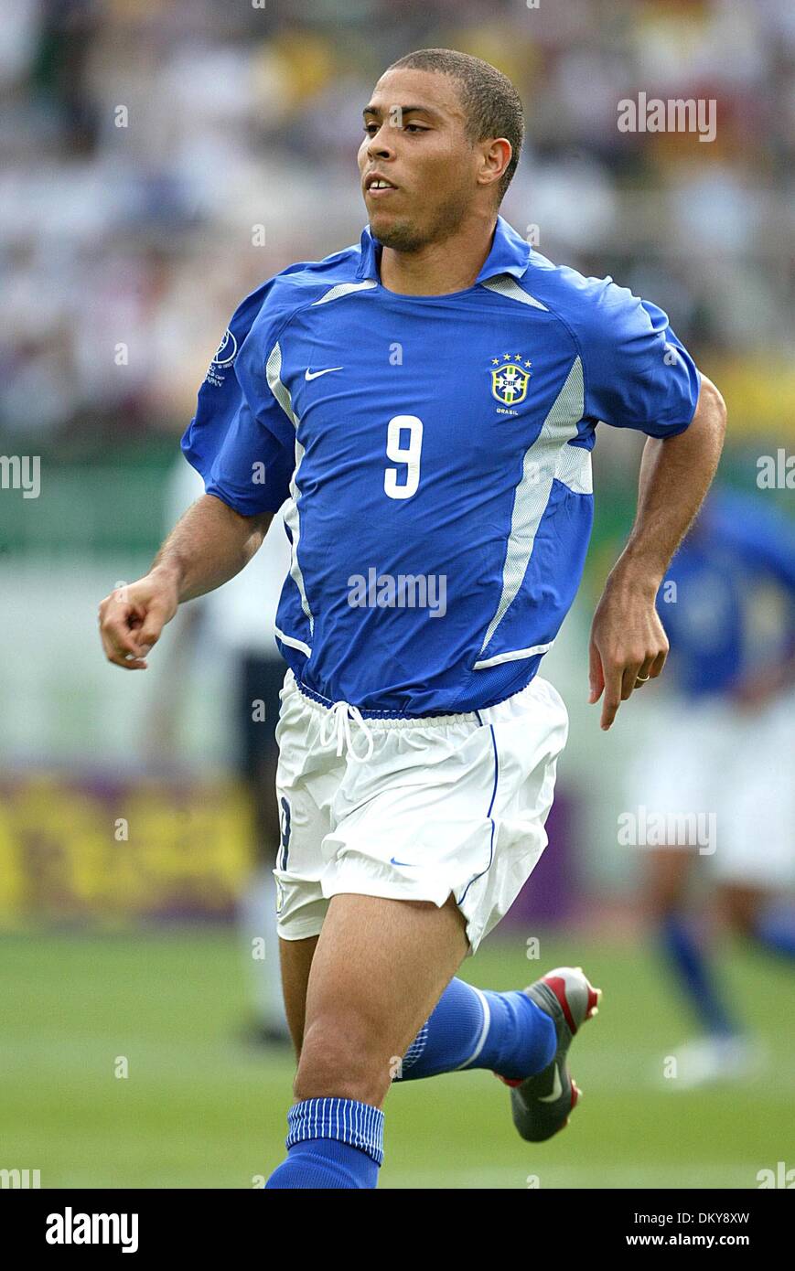 Apr. 19, 1942 - BRASILE V INGHILTERRA - RONALDO.Brasile & INTER.ECOPA STADIUM, Shizuoka, Giappone.BRASILE V ENGLAND.21/06/2002.DI3871.K47872.WORLD CUP PREWIEW 2006.(Immagine di credito: © Globo foto/ZUMAPRESS.com) Foto Stock