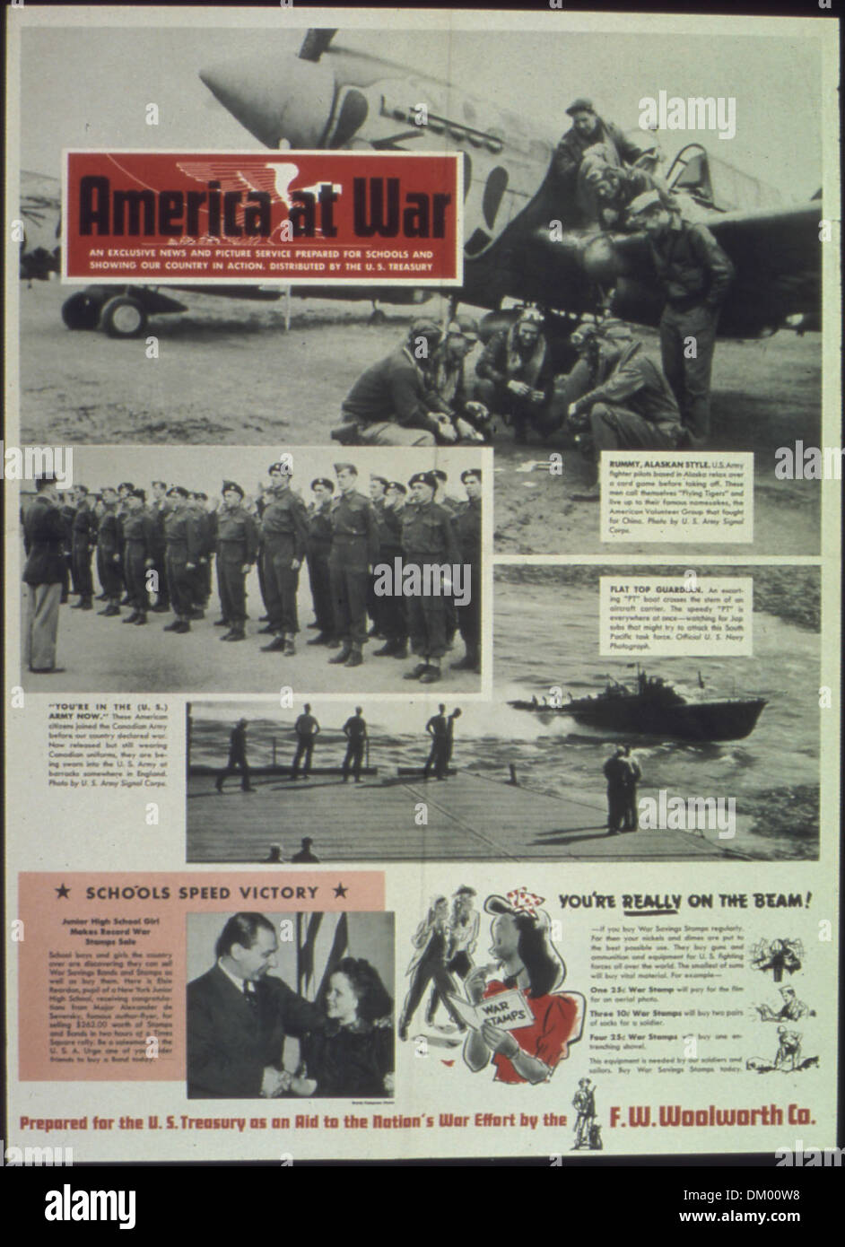 'L'America in guerra" 513789 Foto Stock