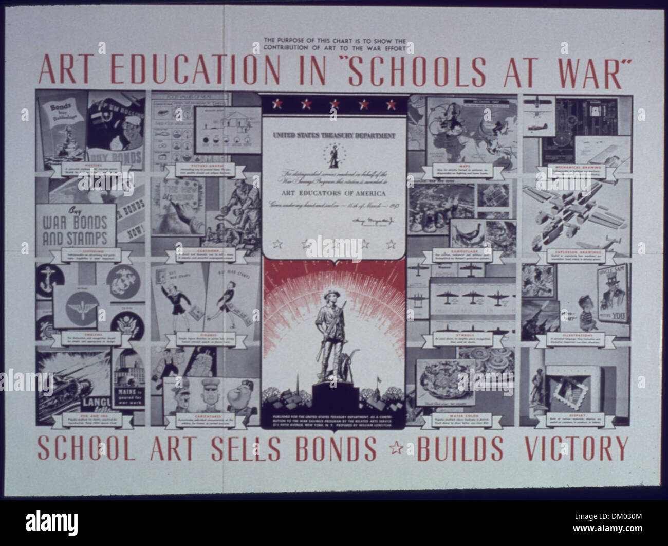 "Arte istruzione in scuole di guerra" 513882 Foto Stock