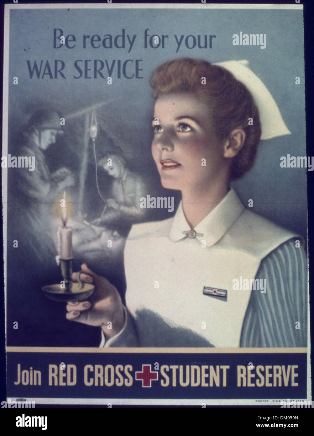 "Essere pronto per il vostro servizio di guerra si uniscono alla Croce Rossa riserva dello studente" 513930 Foto Stock