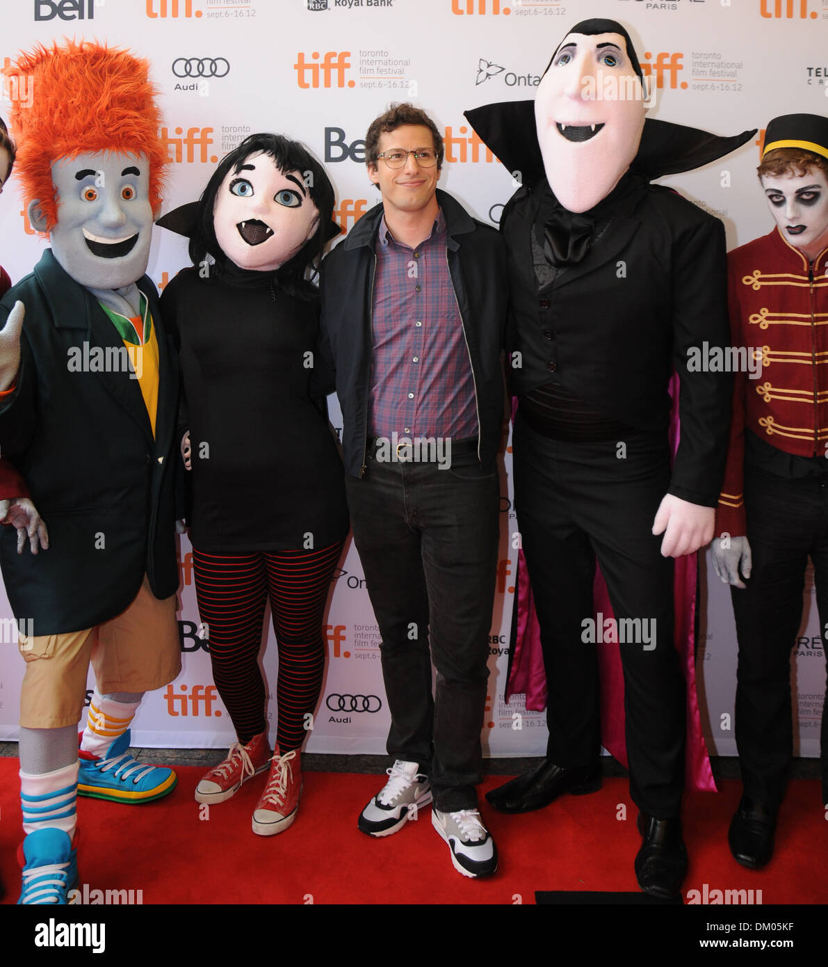 Andy Samberg 2012 Toronto International Film Festival - Hotel Transilvania - Photocall Toronto Canada - 08.09.12 Foto Stock