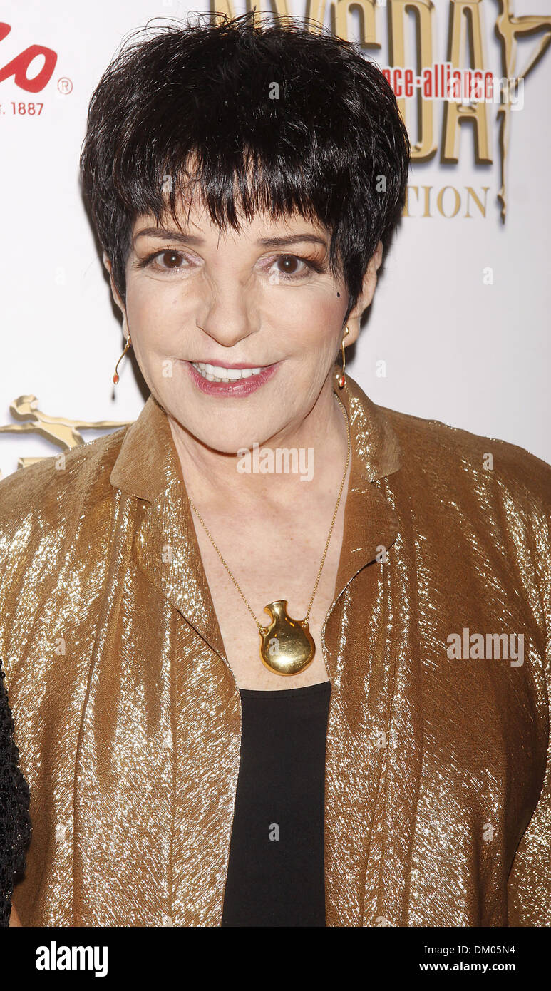 Liza Minnelli a NYC Dance Alliance Foundation gala tenutosi presso la New York University - Arrivi con: Liza Minnelli Dove: Nuovo Foto Stock