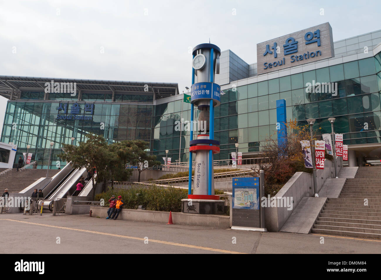 Nuovo Korail Seoul station - Seoul, Corea del Sud Foto Stock