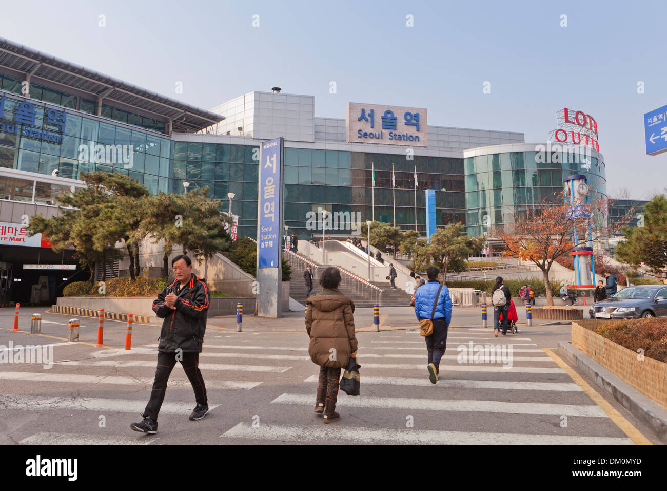 Nuovo Korail Seoul station - Seoul, Corea del Sud Foto Stock