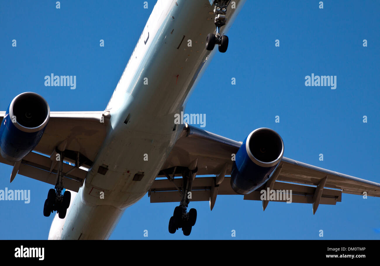 In aereo le ruote e luci Foto Stock