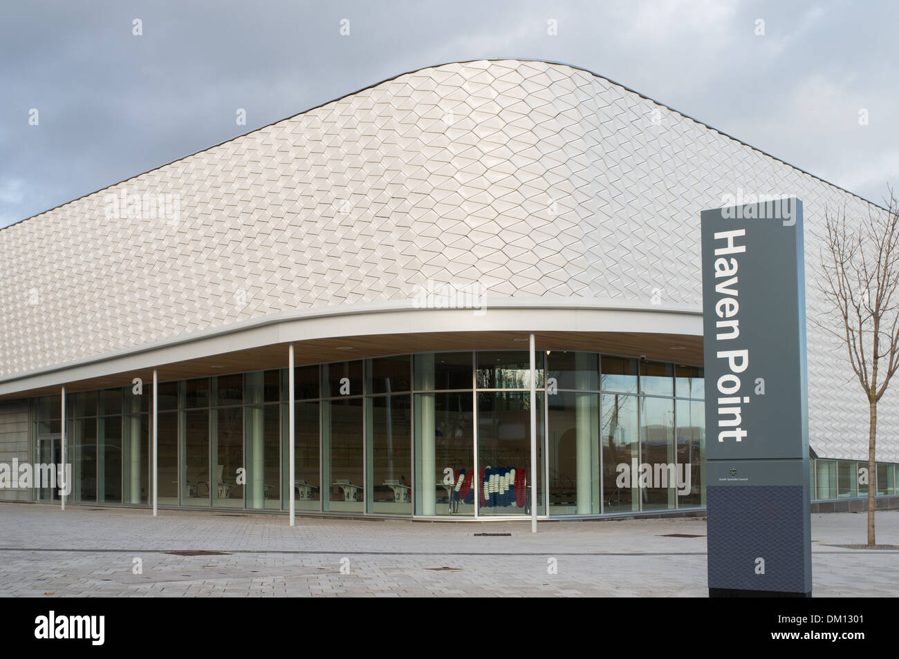 Haven punto piscina e un complesso di svaghi a South Shields North East England, Regno Unito Foto Stock