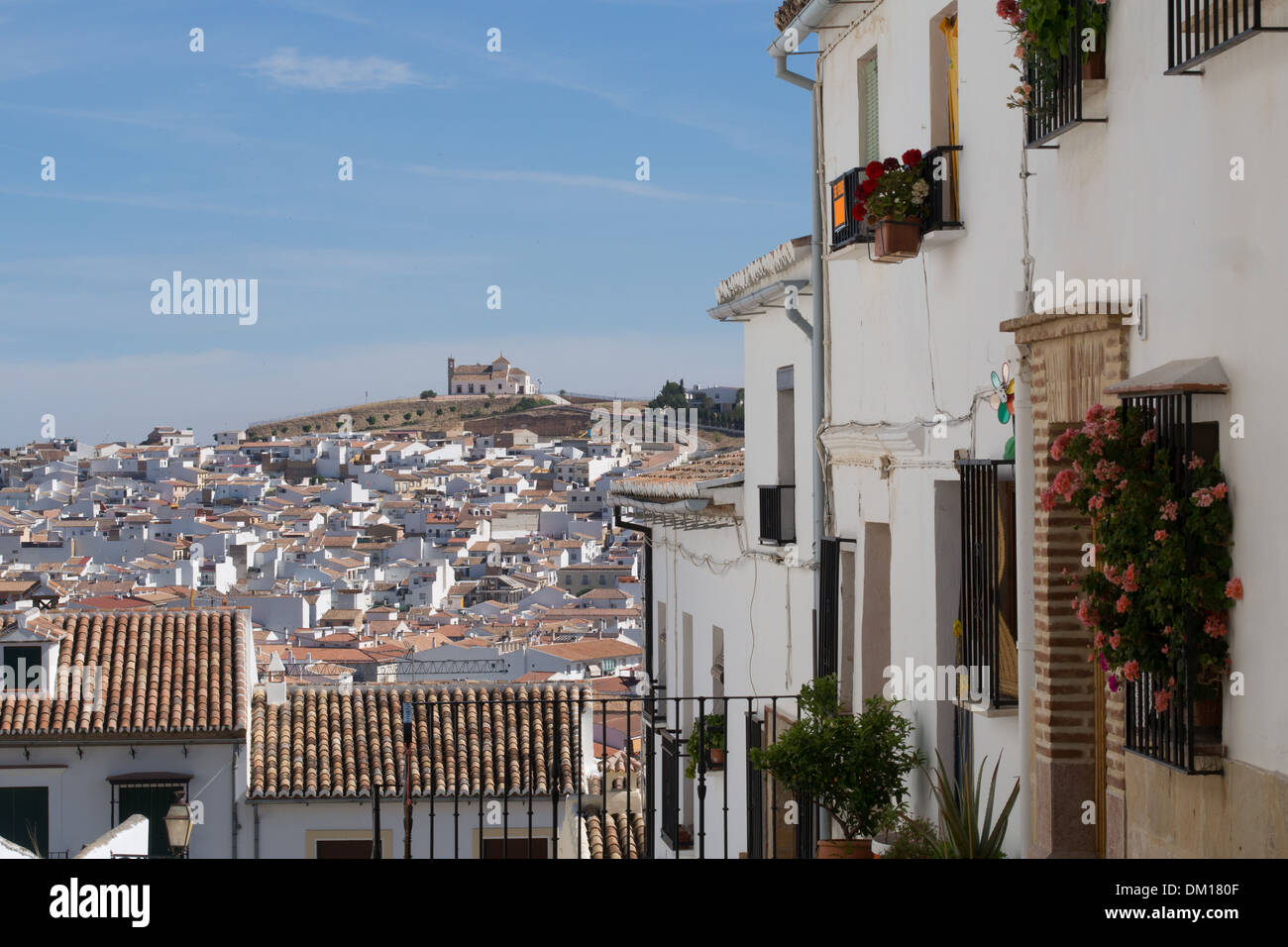 Antequera, uno dei villaggi bianchi (Pueblos Blancos) di Andalusia, Spagna Foto Stock