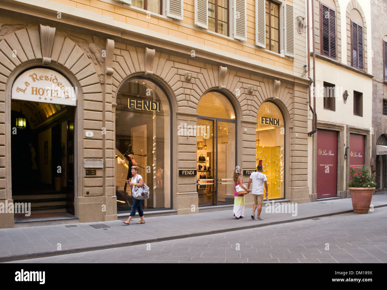 Fendi store, Via Tornabuoni, Firenze, Italia Foto stock - Alamy