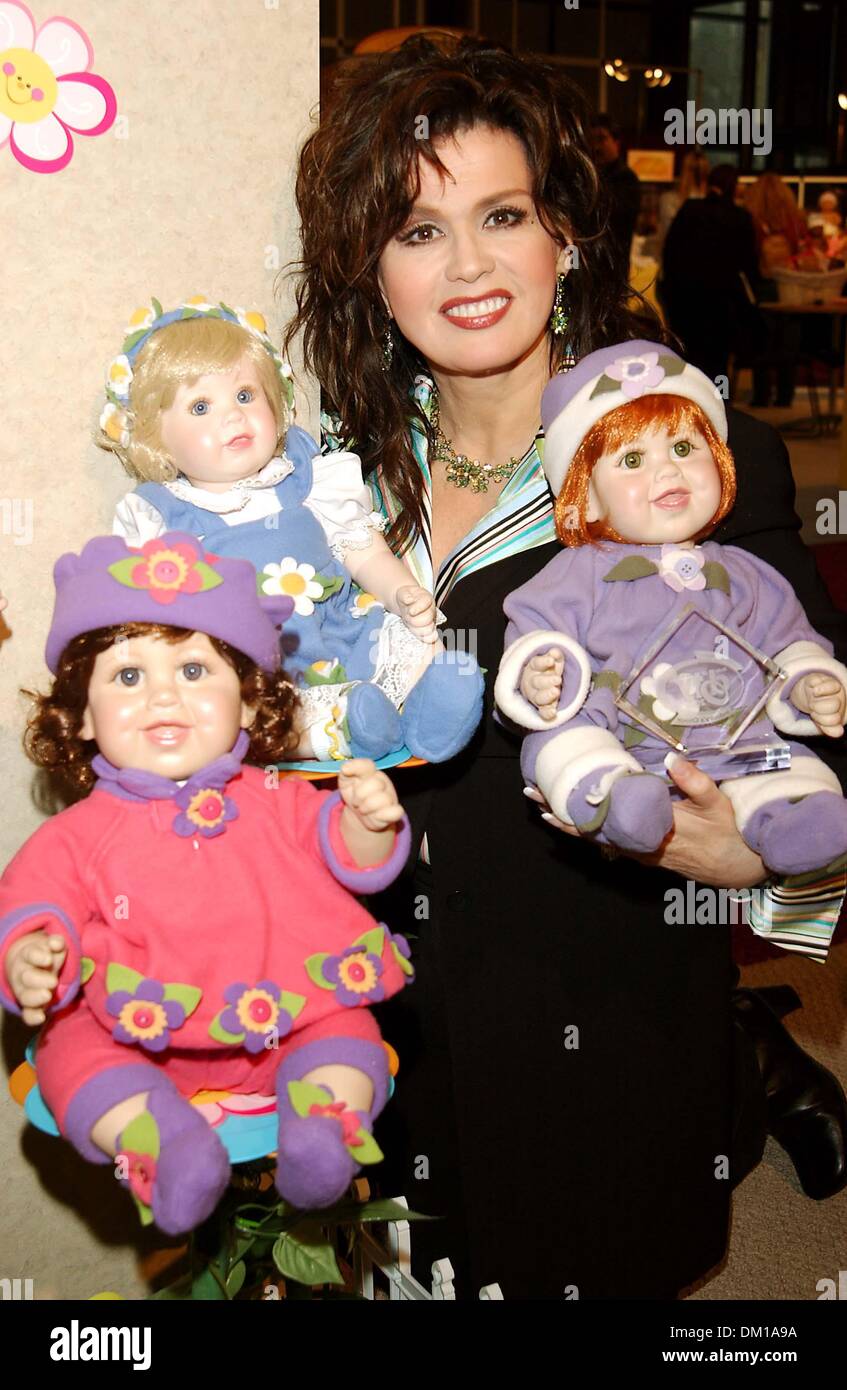 Luglio 14, 2001 - K41847AR.Marie Osmond al '' Toy Fair '' PROMUOVERE giochi e bambole a Jacob Javitz CENTER DI NEW YORK CITY .02-21-2005 . ANDREA RENAULT- 2005.(Immagine di credito: © Globo foto/ZUMAPRESS.com) Foto Stock