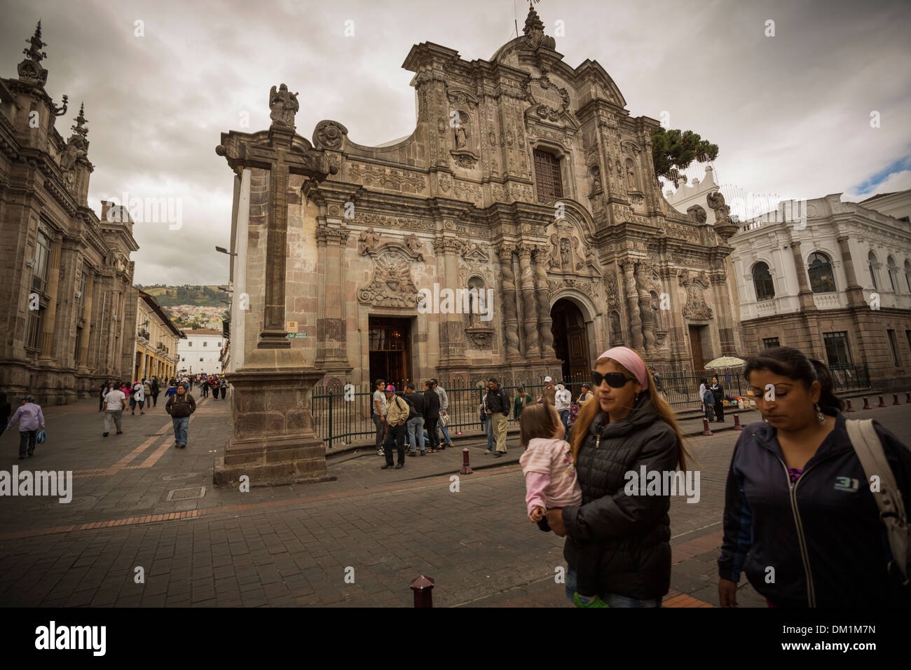 La Iglesia de la Compañía de Jesús - Quito, Ecuador Foto Stock