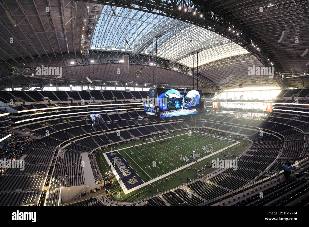 Cowboys Stadium scatti prima della NFL - NFC Playoff partita di calcio tra Philadelphia Eagles e Dallas Cowboys a cowboy Stadium di Arlington, Texas. I cowboys sconfigge il Eagles, 34-14. (Credito Immagine: © Steven Leija/Southcreek globale/ZUMApress.com) Foto Stock
