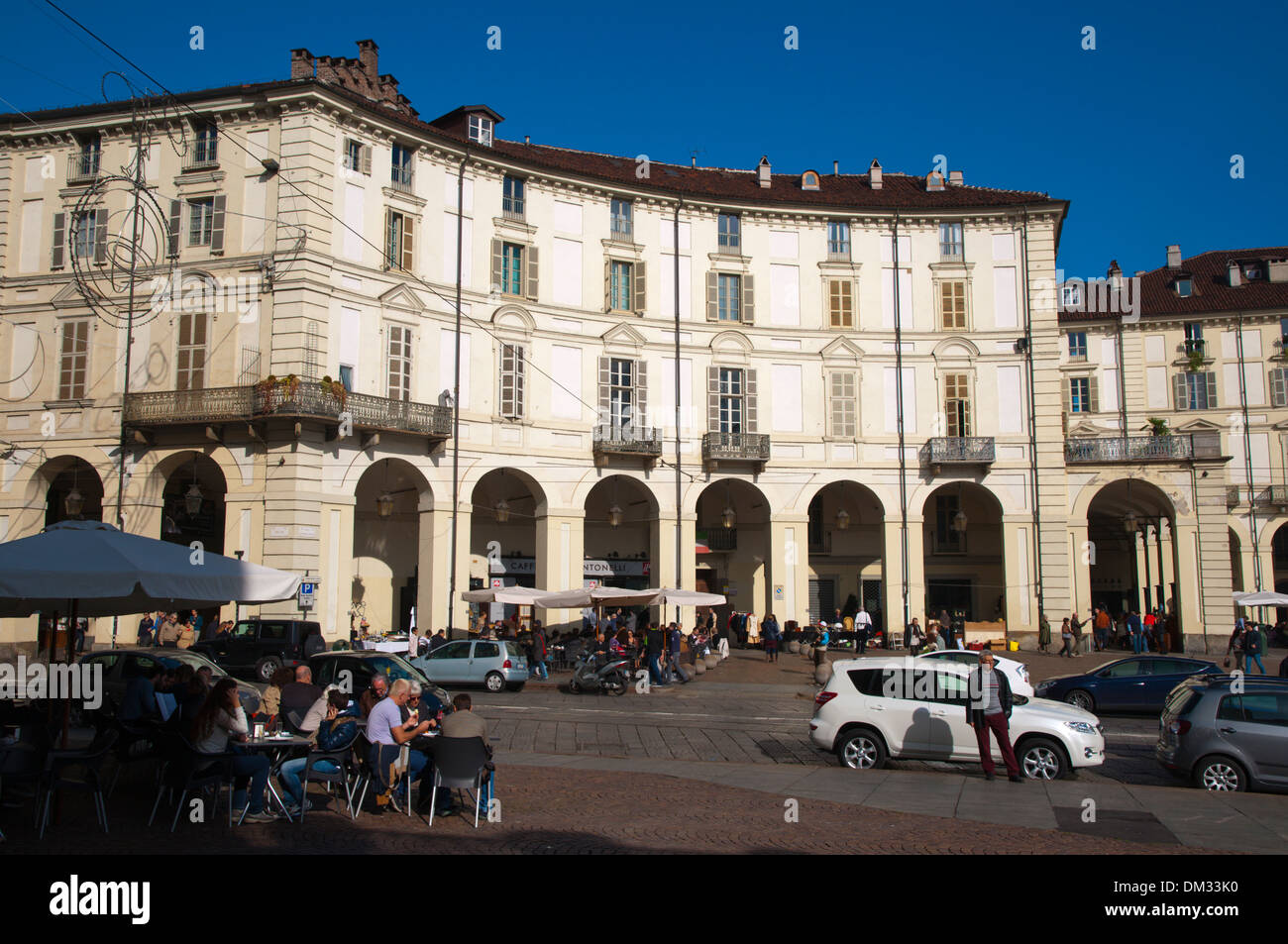 Piazza Vittorio Veneto Torino Città Regione Piemonte nord Italia Europa Foto Stock