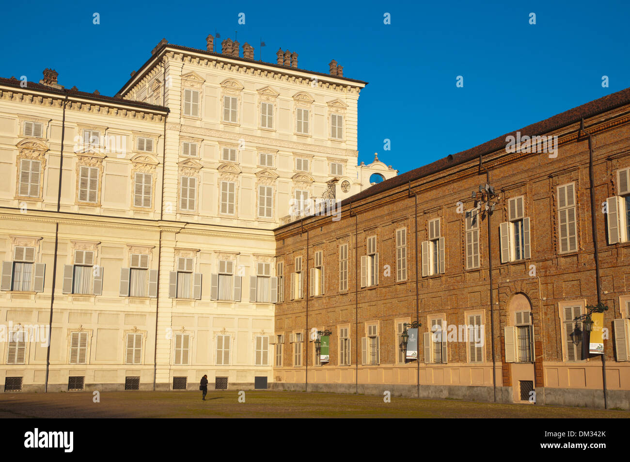 Palazzo Reale il palazzo reale Piazza Reale piazza centrale della città di Torino Piemonte Italia del nord Europa Foto Stock