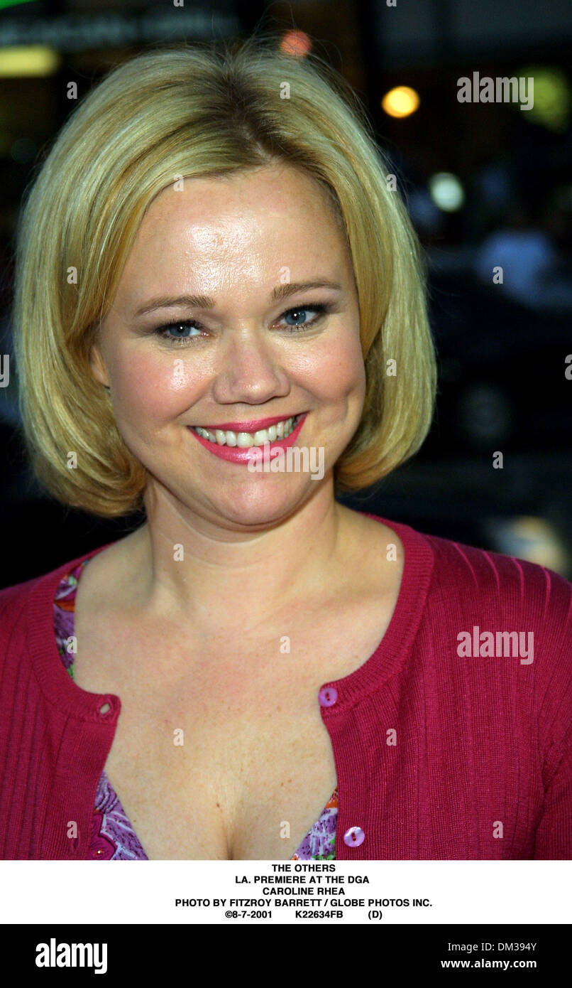 Il 7 agosto 2001 - GLI ALTRI.LA. PREMIERE presso la DGA .CAROLINE RHEA. FITZROY BARRETT / 8-7-2001 K22634FB (D)(Immagine di credito: © Globo foto/ZUMAPRESS.com) Foto Stock
