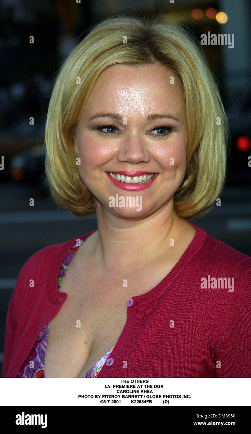 Il 7 agosto 2001 - GLI ALTRI.LA. PREMIERE presso la DGA .CAROLINE RHEA. FITZROY BARRETT / 8-7-2001 K22634FB (D)(Immagine di credito: © Globo foto/ZUMAPRESS.com) Foto Stock