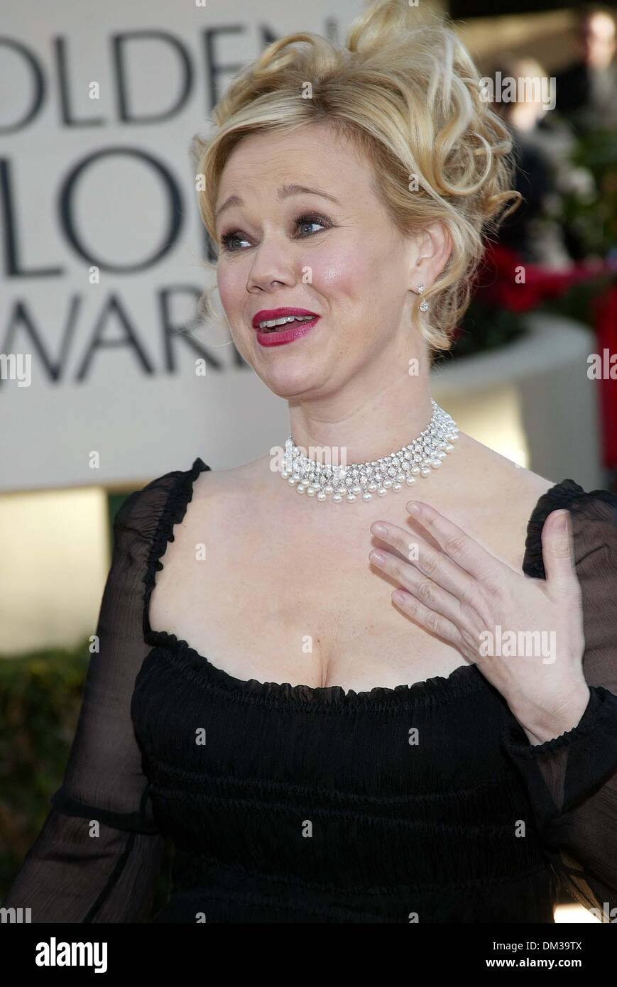Gen 20, 2002 - 59TH GOLDEN AWARDS.Presso il Beverly Hilton Hotel di Beverly Hills CA..CAROLINE RHEA. FITZROY BARRETT / 1-20 -2002 K23865FB (D)(Immagine di credito: © Globo foto/ZUMAPRESS.com) Foto Stock