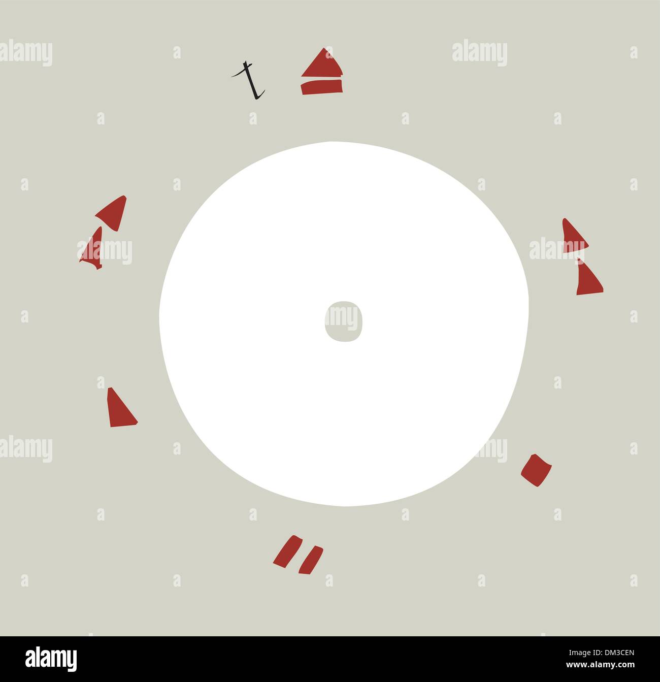 Disco in vinile Illustrazione Vettoriale