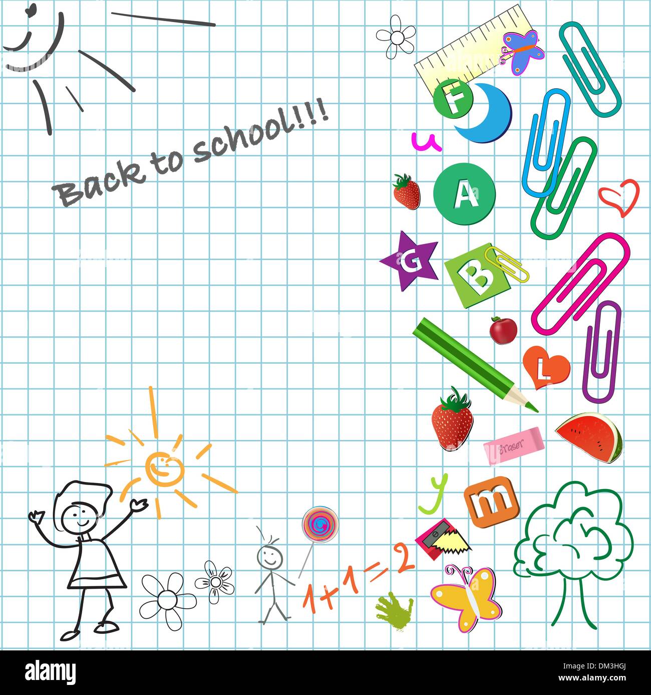 Ritorno a scuola Illustrazione Vettoriale