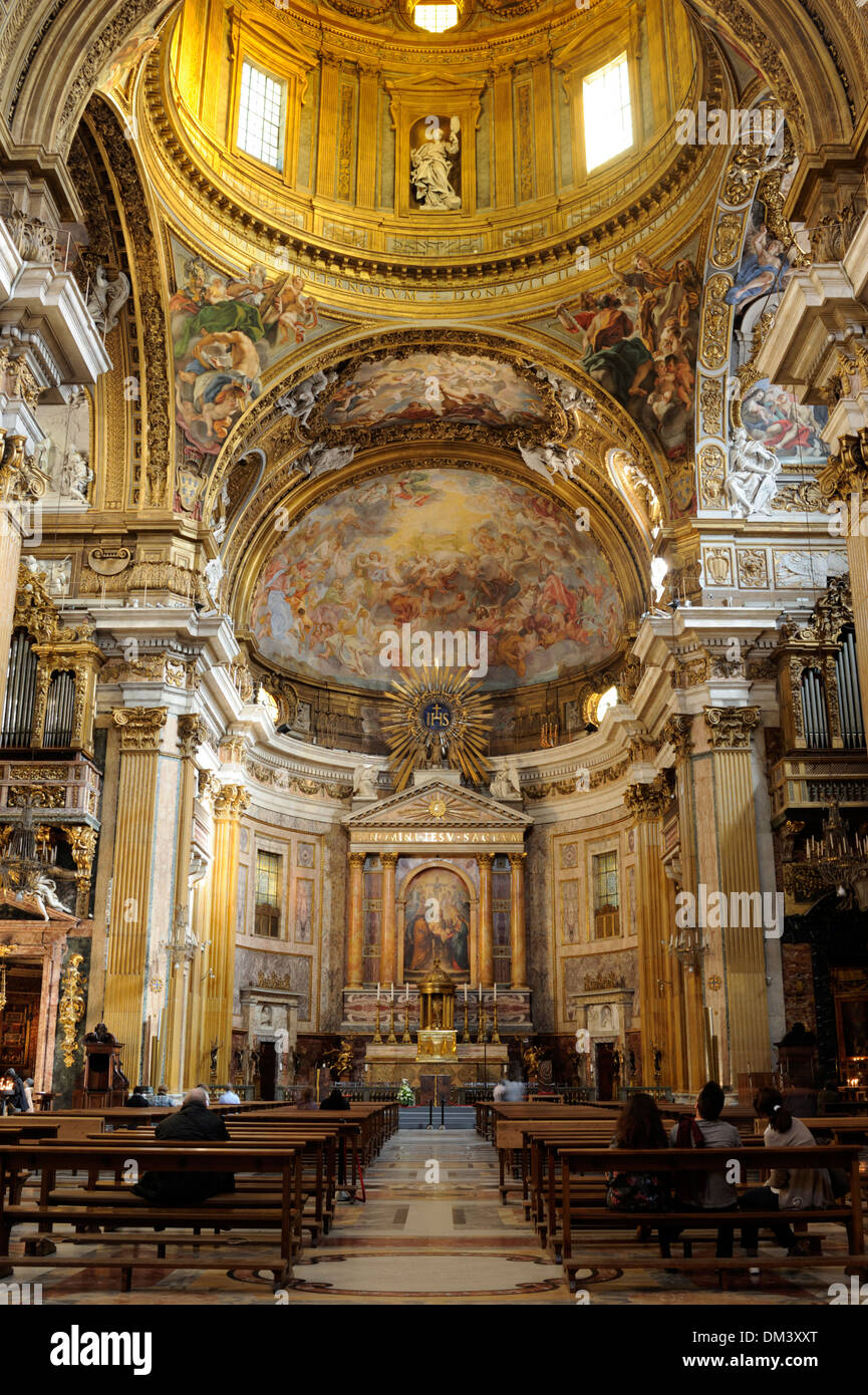 Italia, Roma, Chiesa del Gesù Foto Stock