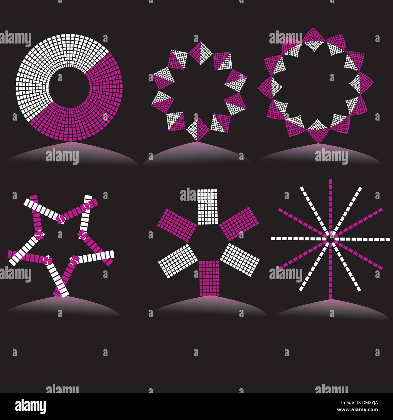 Simboli astratti. Illustrazione Vettoriale Illustrazione Vettoriale