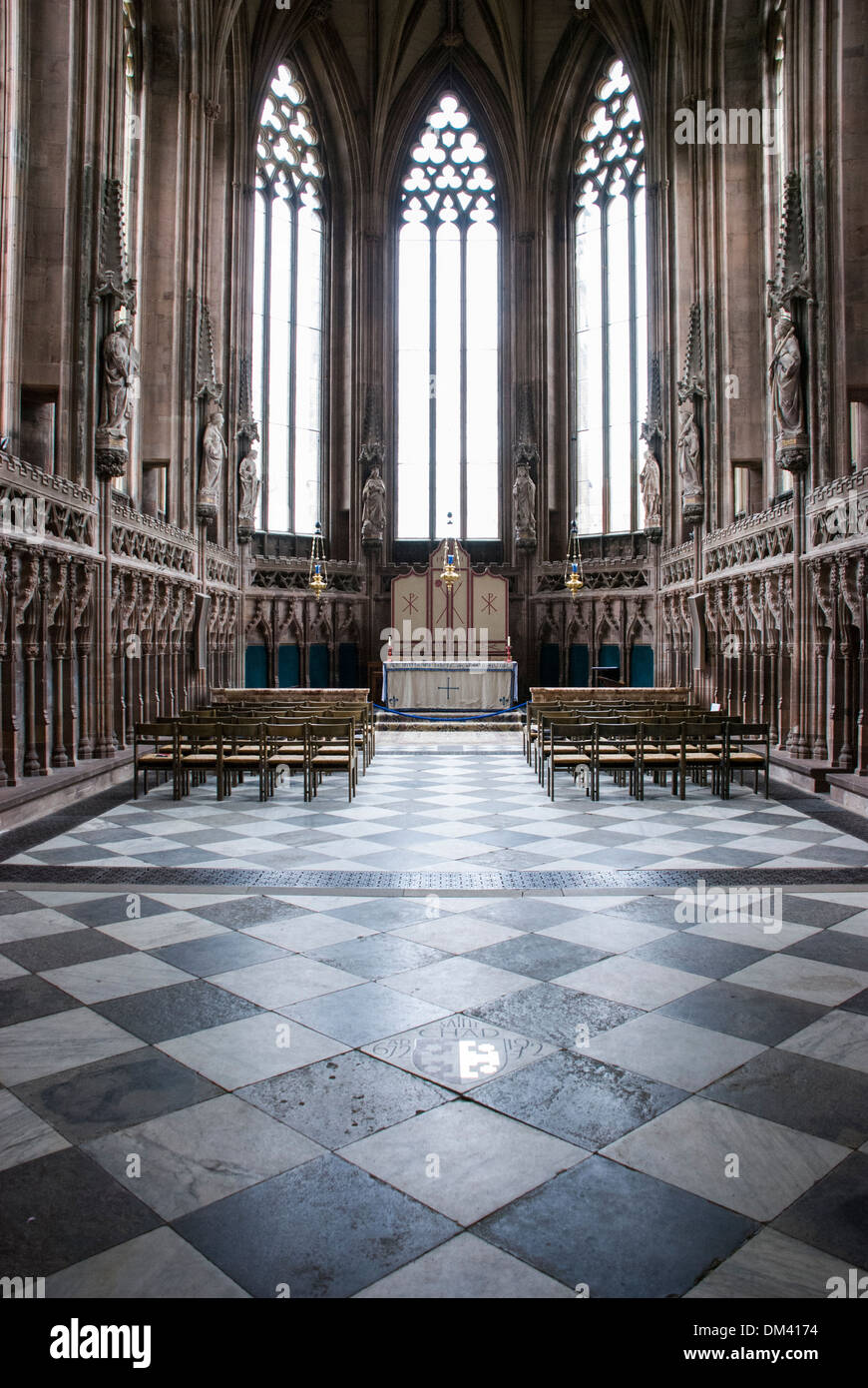 Signora Cappella, Lichfield Cathedral Foto Stock