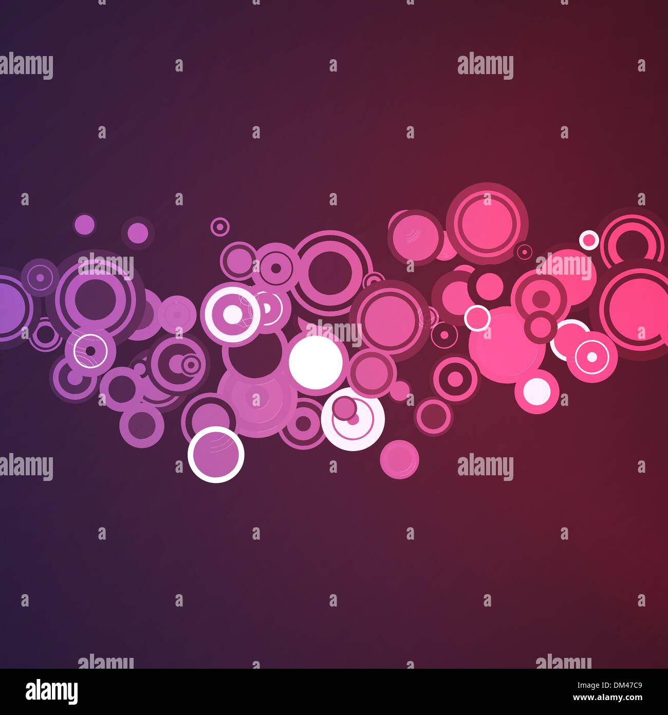Vettore sfondo astratto con cerchi Illustrazione Vettoriale