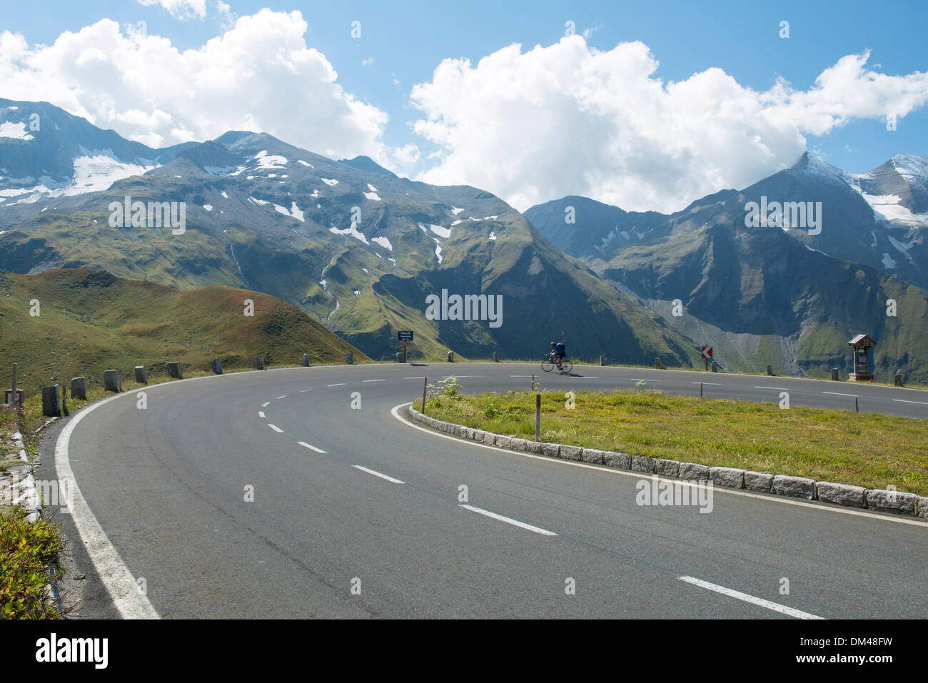 Grossglockner Pass-Strasse, Tirolo, Austria, Foto Stock