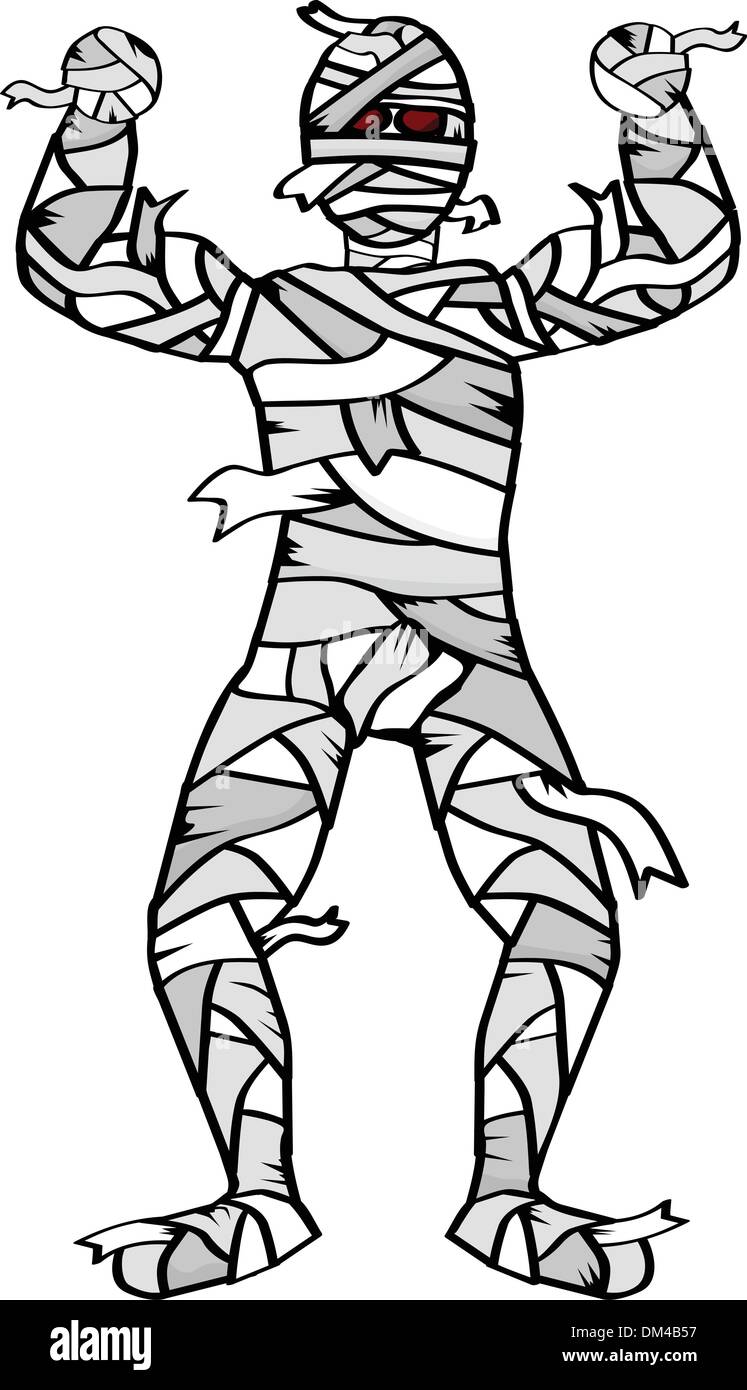Mummia del fumetto Immagine e Vettoriale - Alamy