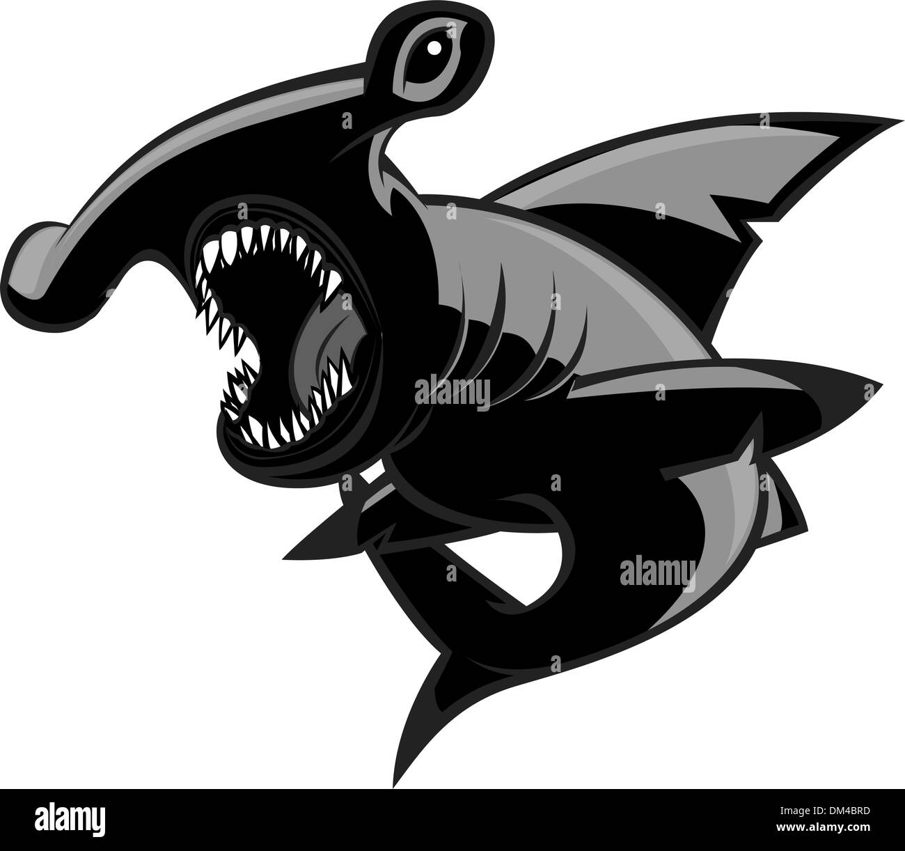 Squalo martello Illustrazione Vettoriale