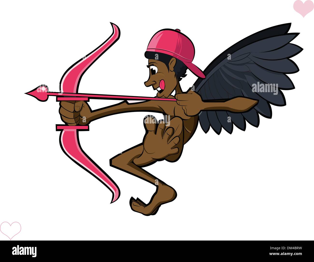 Cupid shooting Immagini Vettoriali Stock - Alamy