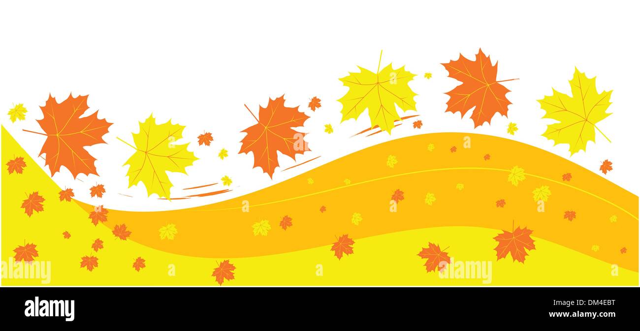 Vettore sfondo autunno Illustrazione Vettoriale