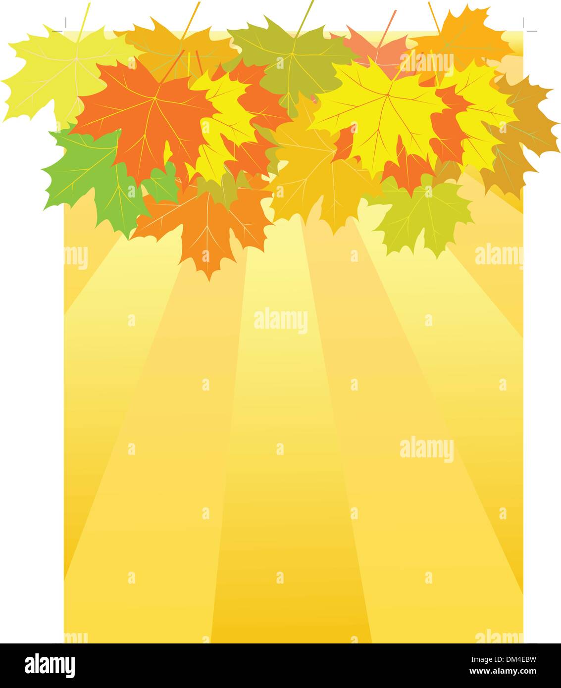 Vettore di foglie di autunno Illustrazione Vettoriale